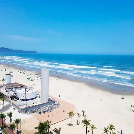 Apto C Vista Incrivel Para O Mar, Praia Grande Sp Exteriér fotografie